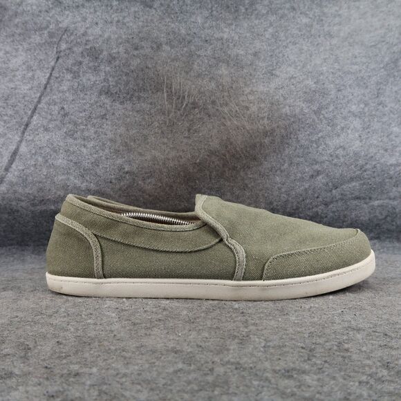 Crown Vintage Shoe Mens 12 Slip On Sneaker Casual Lifestyle Comfort Green Canvas main image 12